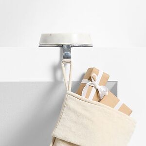 New! Crate&Barrel White Marble Stocking Holder